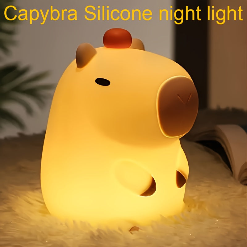 Adorable Capybara Night Light - Multiple Brightness Settings