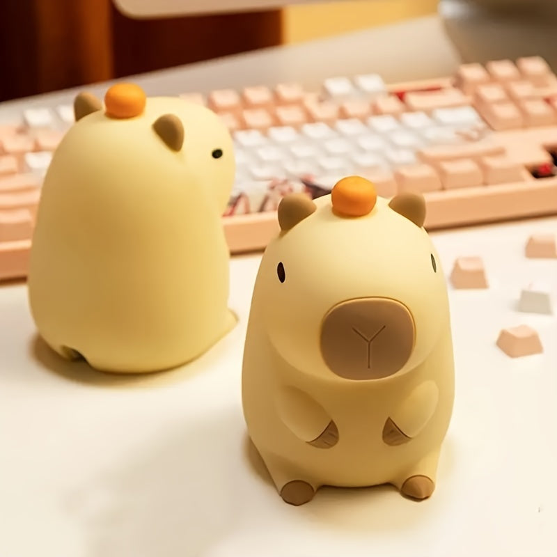 Adorable Capybara Night Light - Multiple Brightness Settings