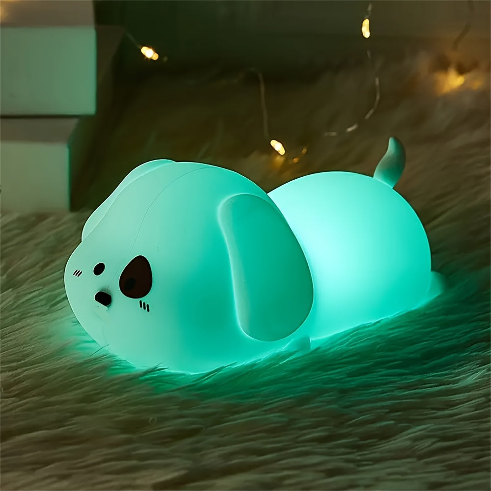 Bedroom cartoon creative silicone pat light bedside light sleep night light