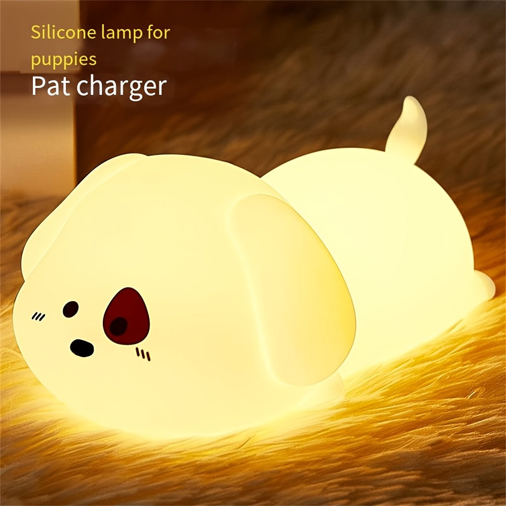 Bedroom cartoon creative silicone pat light bedside light sleep night light