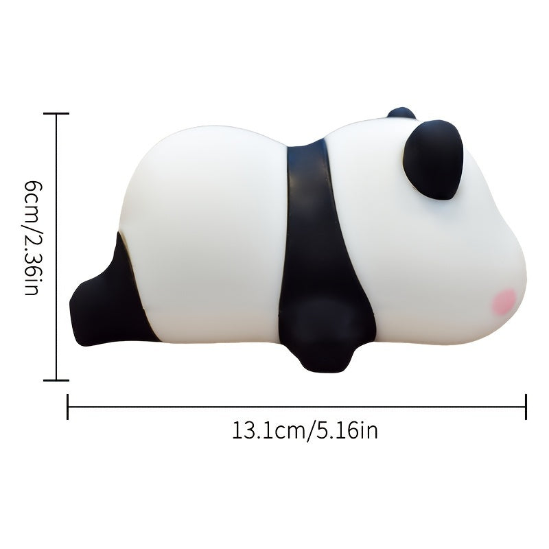 LED Cute Lying Bear Night Light, Adorable Panda Lamp, Desktop Decoration, Charming Panda Light, USB Rechargeable, Comes with a USB Data Cable, Perfect And Fun for Parties And Easter Gifts.