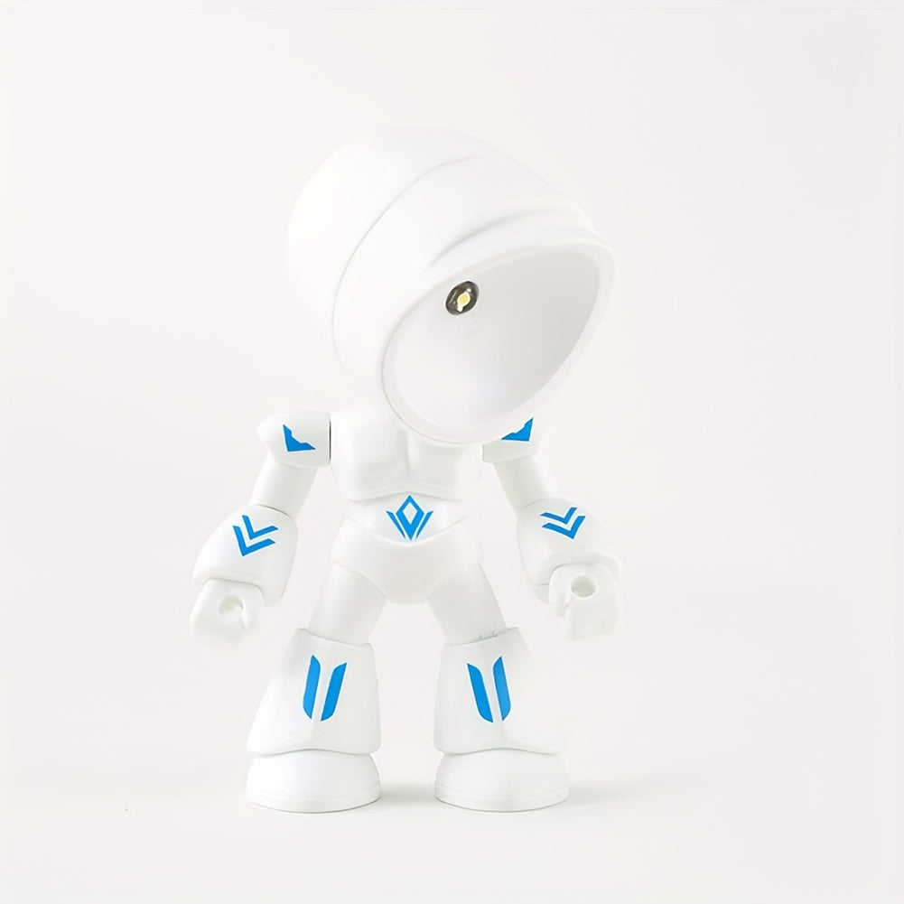 Cubidupi 1 Mini Night Light, LED Cartoon Cute Robot Design Light, Desktop Decoration, Desk Lamp, Holiday Gift, Ideal Gift For Bothday
