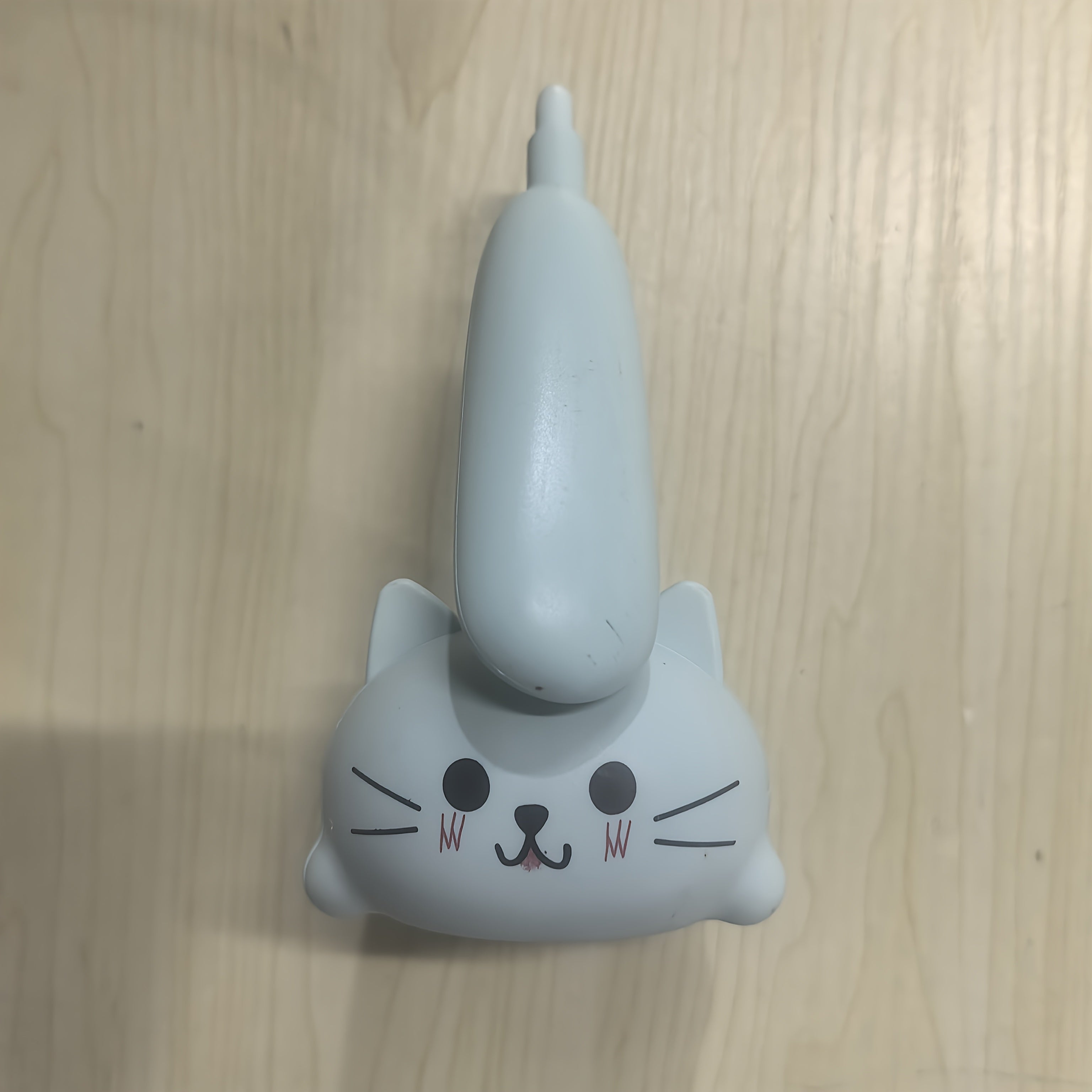 1pc Adjustable Table Lamp, Cartoon Cute Cat Night Light, USB Rechargeable LED Table Light, Protection Warm White Desk Lamp