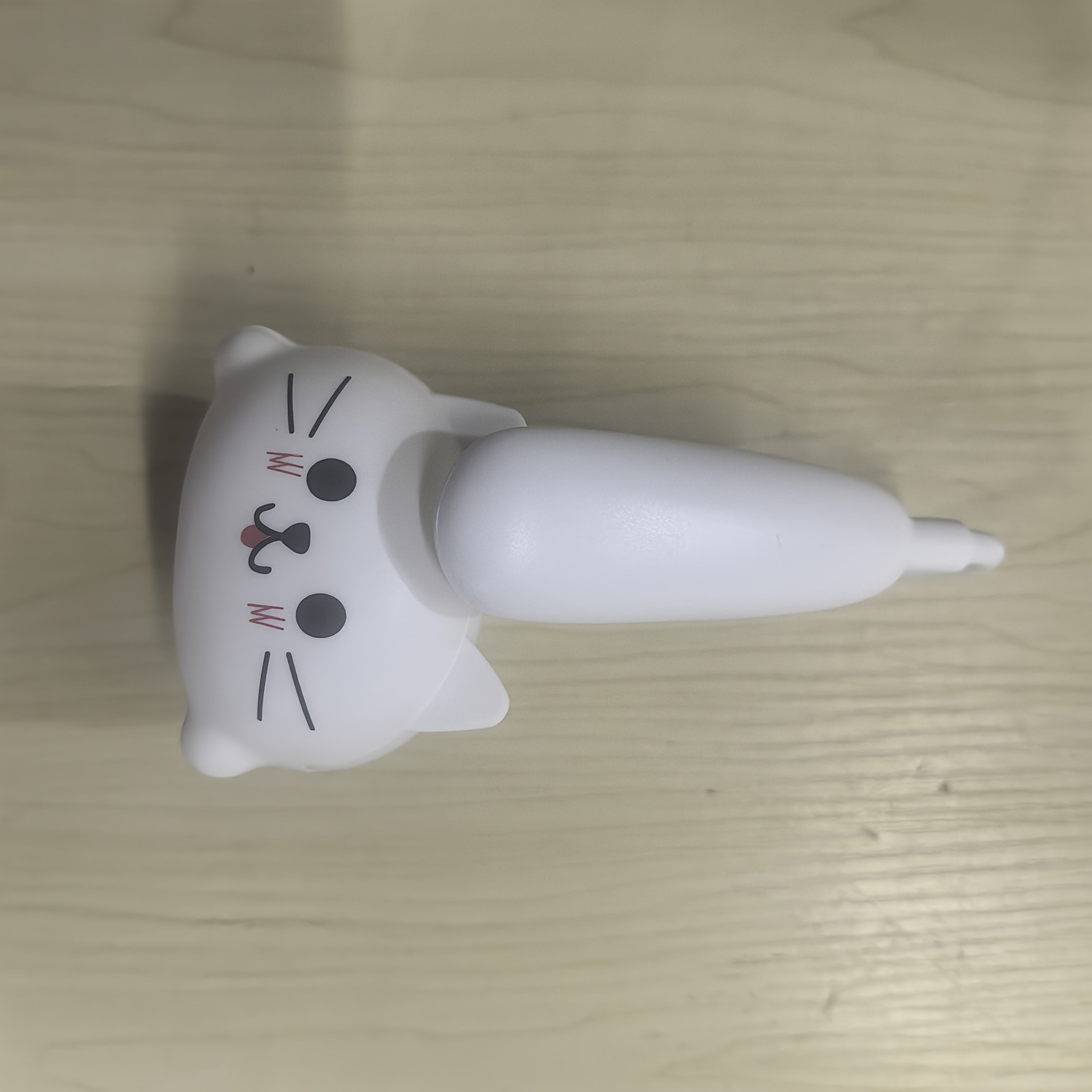 1pc Adjustable Table Lamp, Cartoon Cute Cat Night Light, USB Rechargeable LED Table Light, Protection Warm White Desk Lamp