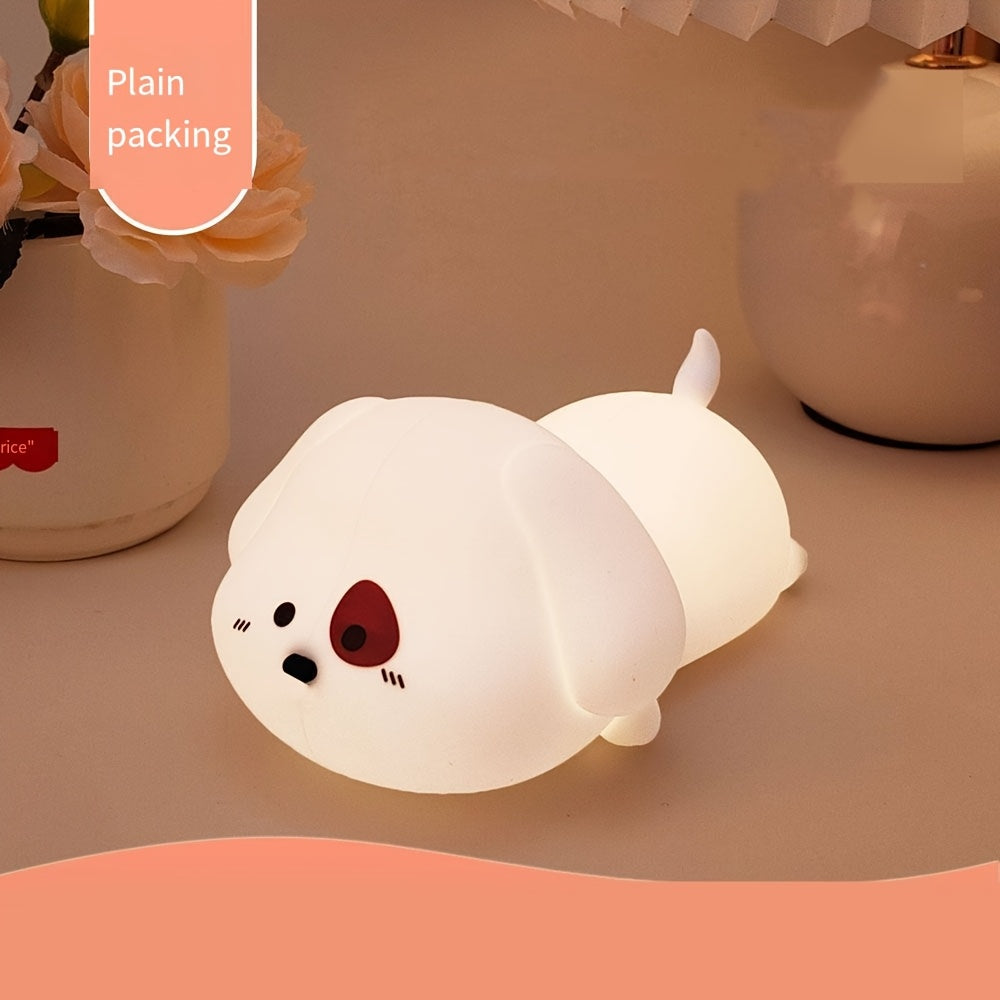 Bedroom cartoon creative silicone pat light bedside light sleep night light